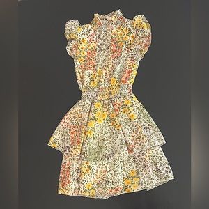 Girls floral sun dress